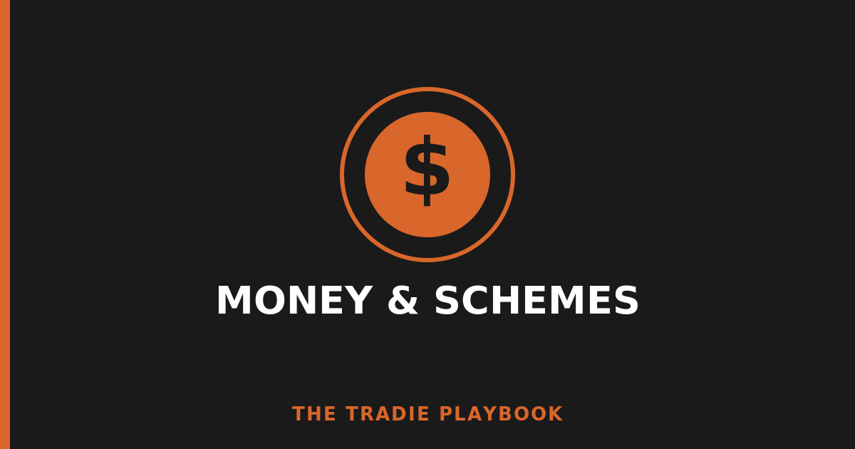 Money & Schemes category icon — The Tradie Playbook