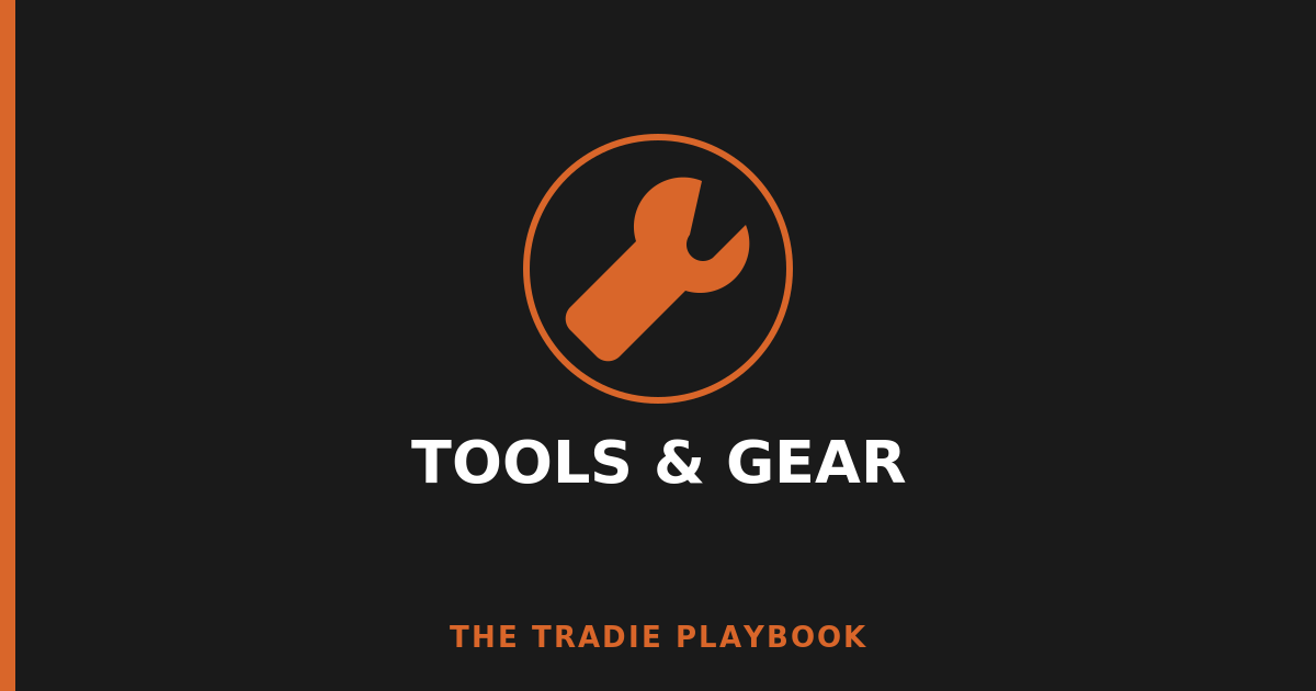 Tools & Gear category icon — The Tradie Playbook
